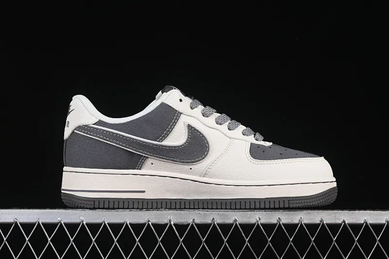 All categories Nk Air Force 1 Air Force series Nk Air Force 1 Low Air Force low-top Nike Air Force 1'07 Low Stusi co-branded rice dark gray canvas Air Force 1 low-top casual sneakers JP8028-011